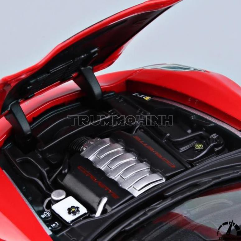 Mô hình xe Chevrolet Corvette Stingray Z51 Red 1:18 Maisto Exclusive