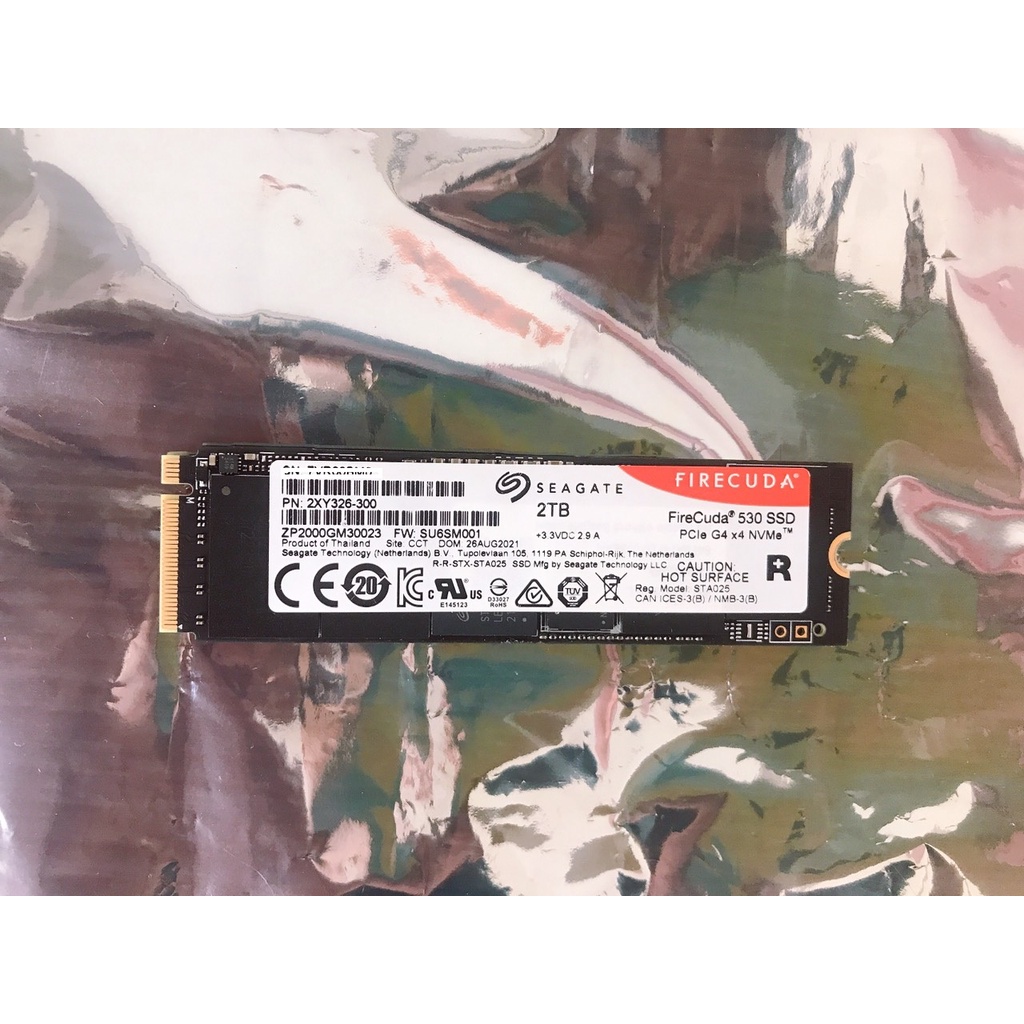 Ổ cứng SSD Seagate FireCuda 530 2TB, 4TB M.2 PCIe Gen4x4 NVMe
