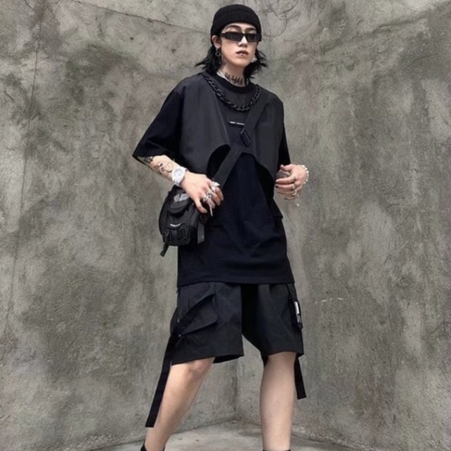 Áo Thun Cổ Tròn Tay Ngắn Dáng Rộng Phong Cách áo thun nam Hip Hop áo thun unisex form rộng