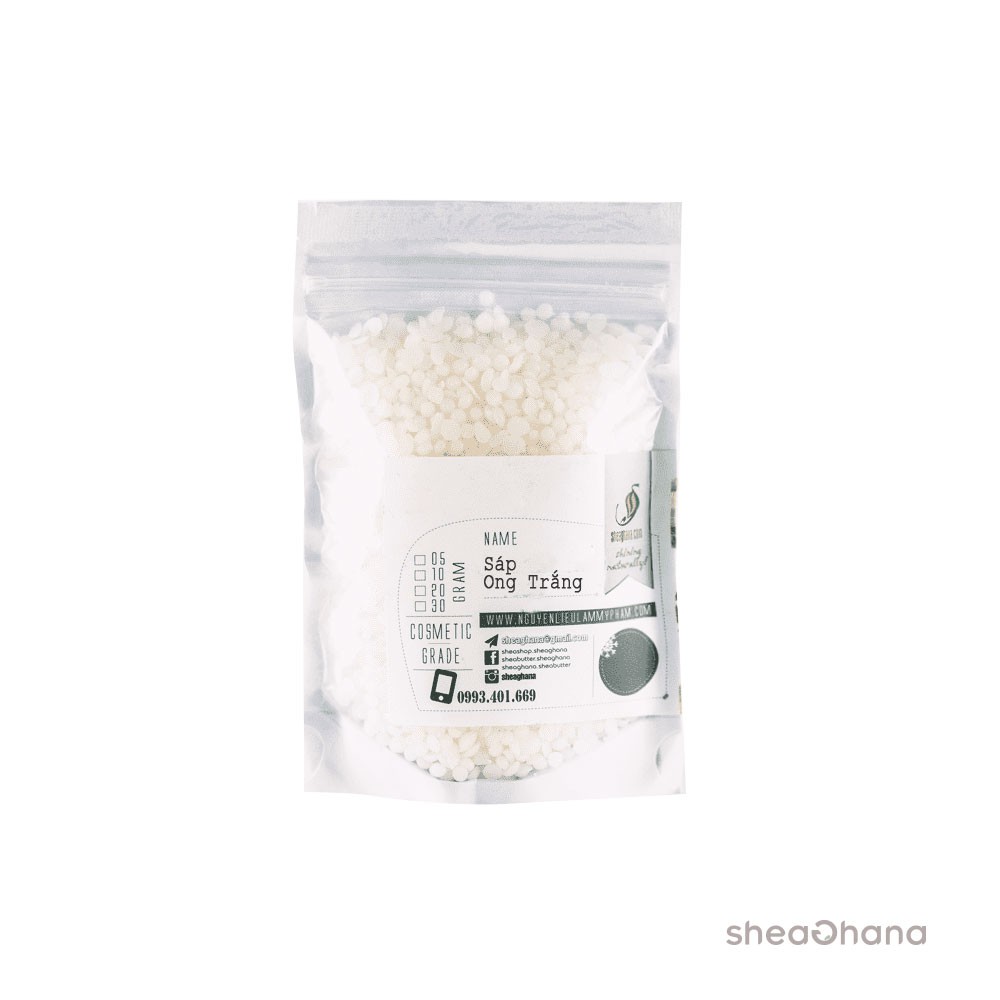 Sáp ong trắng (White beewax) - 100g