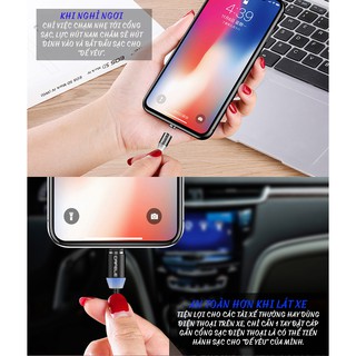 Cáp Sạc nhanh Từ Hít Nam Châm cho thiết bị Lightning / Micro USB / TYPE-C