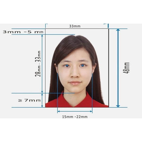 In ảnh thẻ làm VISA Mỹ - Nhật - Hàn - Trung Quốc  - Úc-Châu Âu - In ảnh thẻ theo yêu cầu - tỉ lệ chuẩn