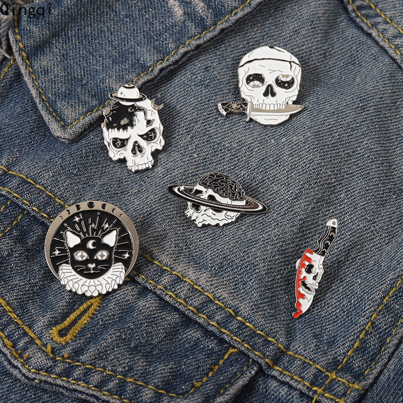 Ghim cài áo Miss Zoe nhiều mẫu tuỳ chọn phong cách Gothic cá tính