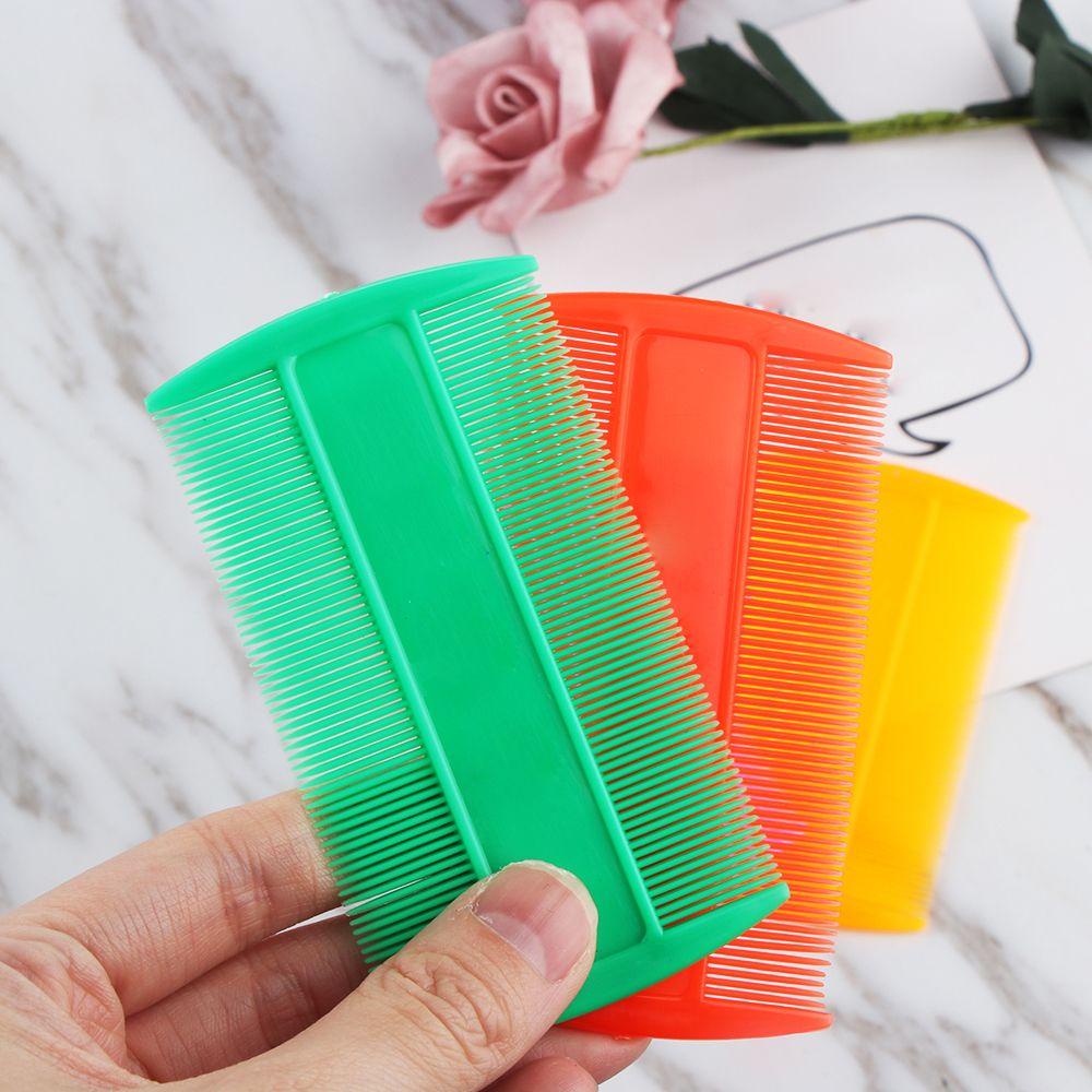 2 Lược Chải Tóc Nhỏ Gọn Có Răng Hẹp Màu Sắc Ngẫu Nhiên EBINLANDS