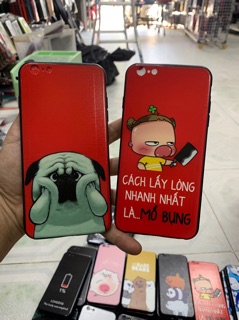 Ốp Iphone6Plus,7Plus/8Plus dẻo viềng in hình kute