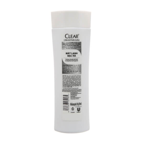 [Có sẵn] [Chính hãng] Dầu Gội Clear Mát Lạnh Bạc Hà - 340g