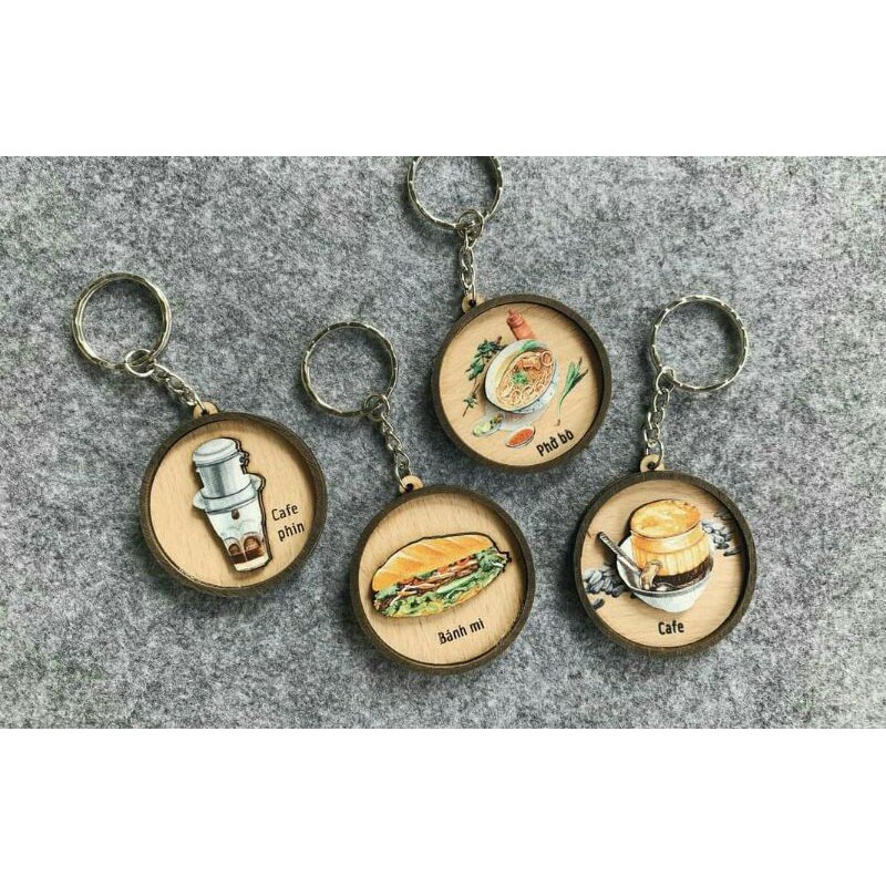 Móc khóa 3D siêu hót