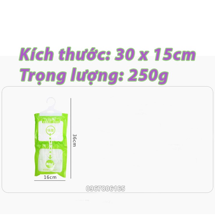 Túi Hút Ẩm Gói To 2 Ngăn Có Móc Treo Đa Năng Siêu Thấm Hút Cực Tốt