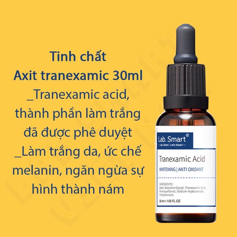 Tinh chất serum [XANH HI-TEC] TRANEXAMIC ACID giảm thâm sau mụn 30ml DrHsieh LabSmart Đài loan