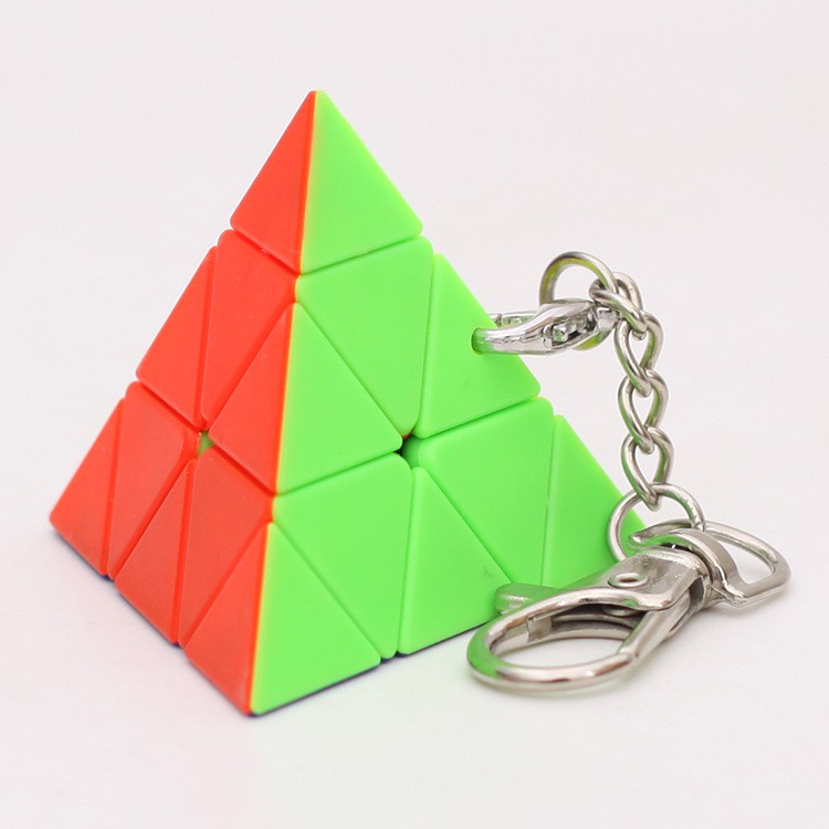 Móc khóa rubik tam giác Pyraminx Keychain