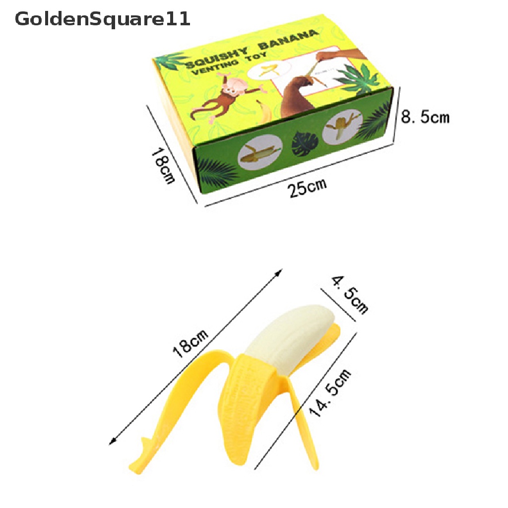 [Goldsquare11] Đồ Chơi Bóp Để Giảm Căng Thẳng, Hình Quả Chuối