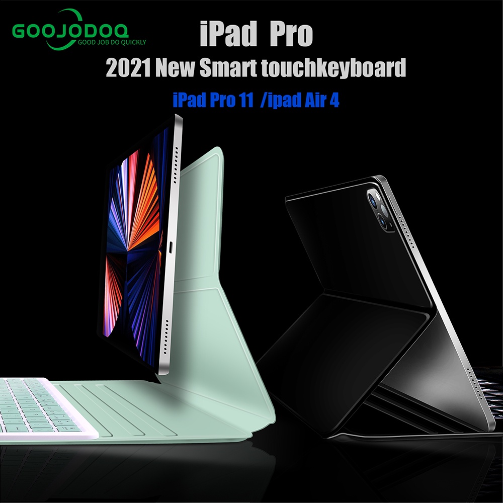 Vỏ bàn phím Bluetooth GOOJODOQ có touchpad thích hợp cho 11 2020 2021 2018 Air 4 10.9