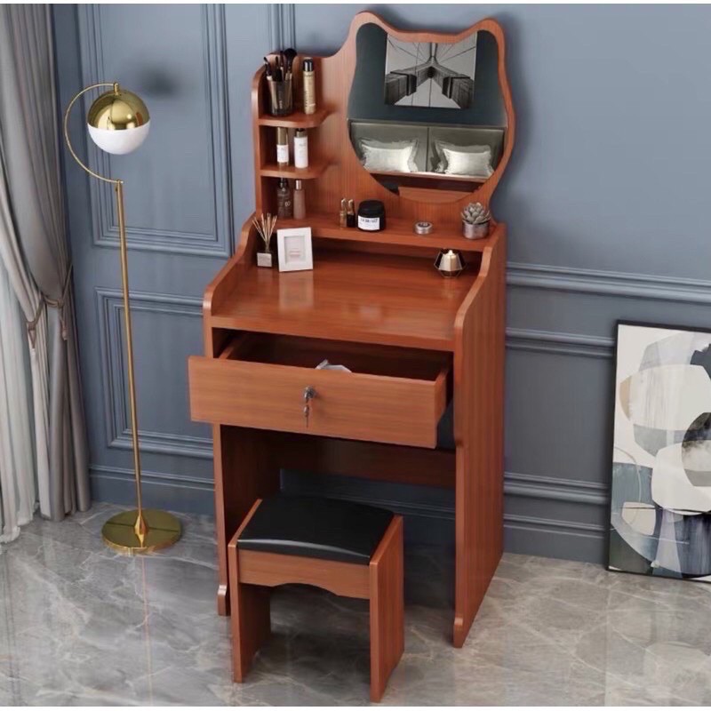 💯💯bàn trang điểm mini hình mèo cute + kèm ghế 💯💯 | BigBuy360 - bigbuy360.vn