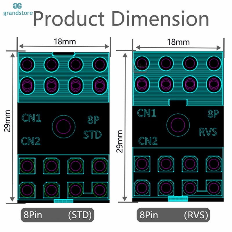 Đầu Chuyển Đổi Gs 8pin Sang 8pin 180 Độ Thẻ | BigBuy360 - bigbuy360.vn