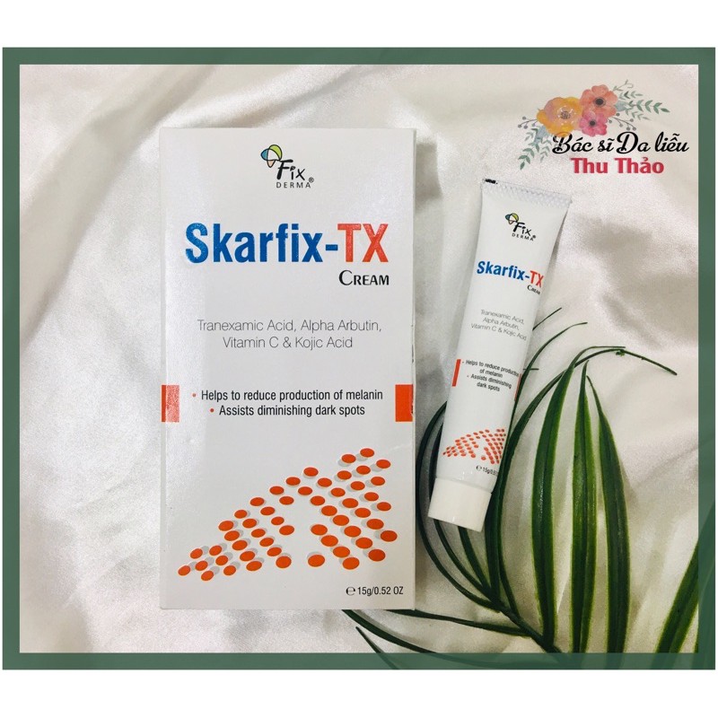 [15g] KEM HỖ TRỢ GIẢM THÂM NÁM TÀN NHANG SKARFIX TX FIXDERMA CREAM | BigBuy360 - bigbuy360.vn