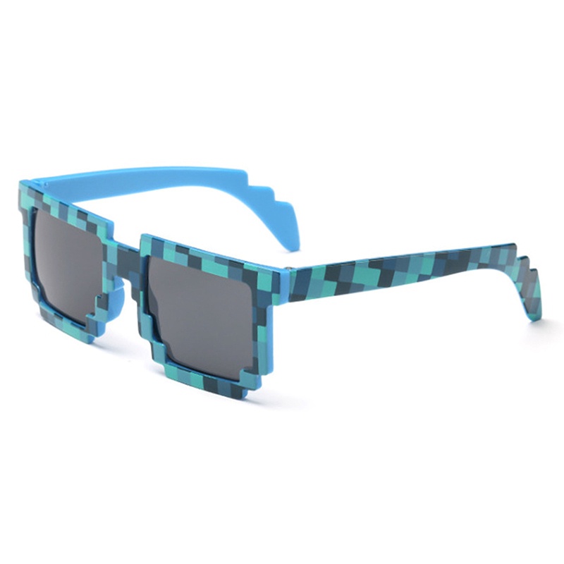 Mắt Kính Phong Cách Game Minecraft 8 Bit Làm Đạo Cụ Chụp Ảnh Cho Người Lớn