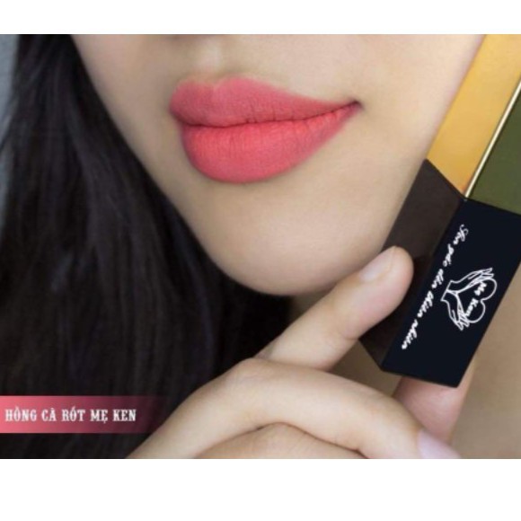 COMBO SON KEM GẤC DỀN MẸ KEN 01 SON 01 DƯỠNG- MÀU HỒNG CÀROT, HỒNG NUDE, HỒNG ĐẤT -CHẤT SON LỲ BỀN MÀU TƯƠI MƯỚT MÔI | BigBuy360 - bigbuy360.vn