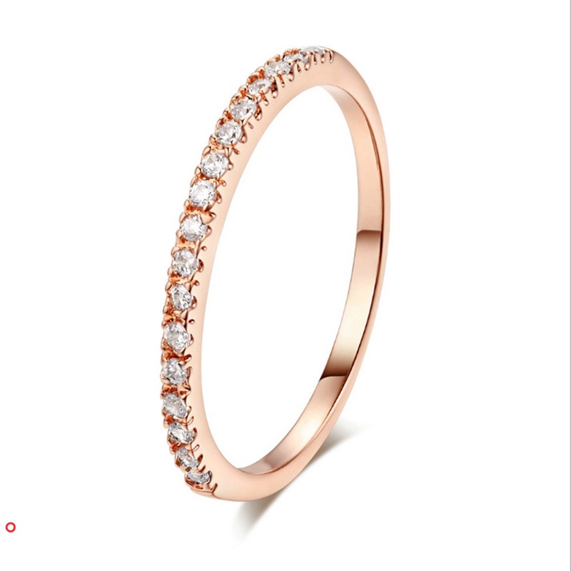 Nhẫn bạc nữ một hàng đá bạc ta - Nhẫn nữ bạc đẹp