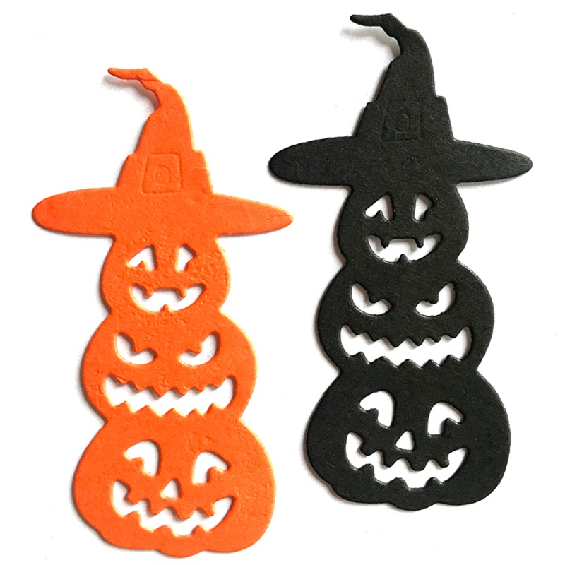 Khuôn Cắt Giấy Kim Loại Hình Bí Ngô Halloween