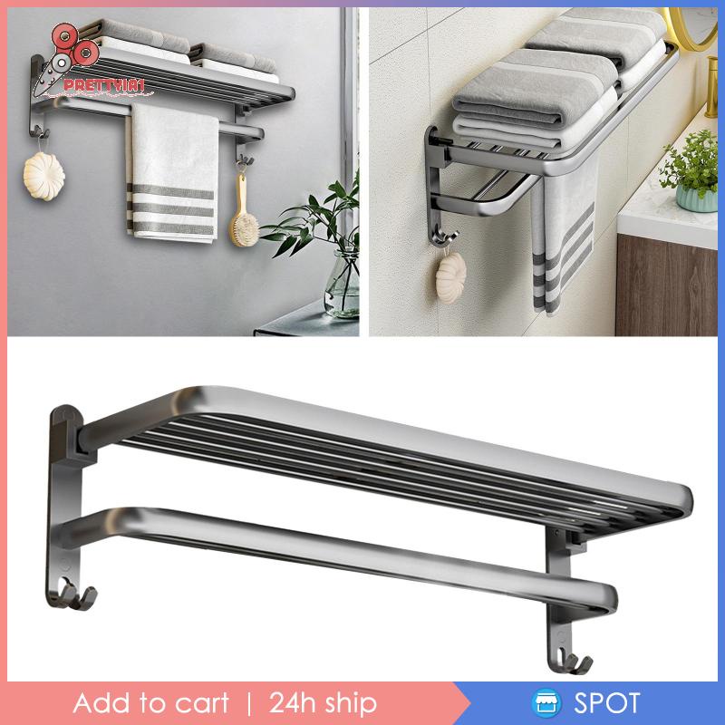 [Prettyia1] Giá Treo Khăn Tắm Bằng Đá Lavatory