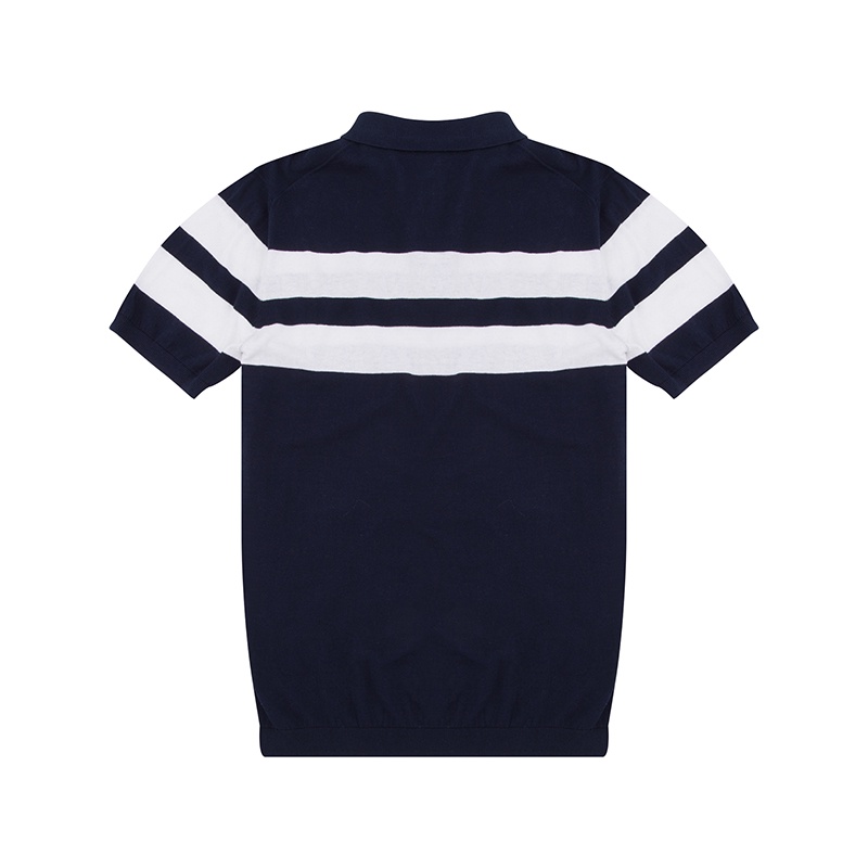 Áo Thun Polo Kẻ Ngang Hottrend Tay Ngắn NN-0037-tuideocheonguc.com