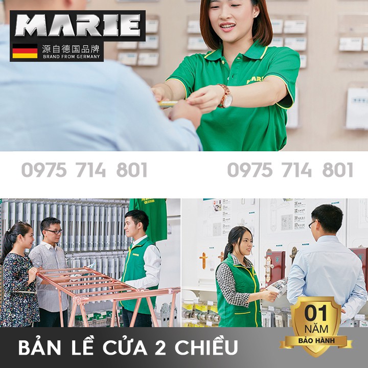 Tay thủy lực cửa 200N-300N-400N-500N-750N hàng cao cấp MARIE bảo hành 2 năm