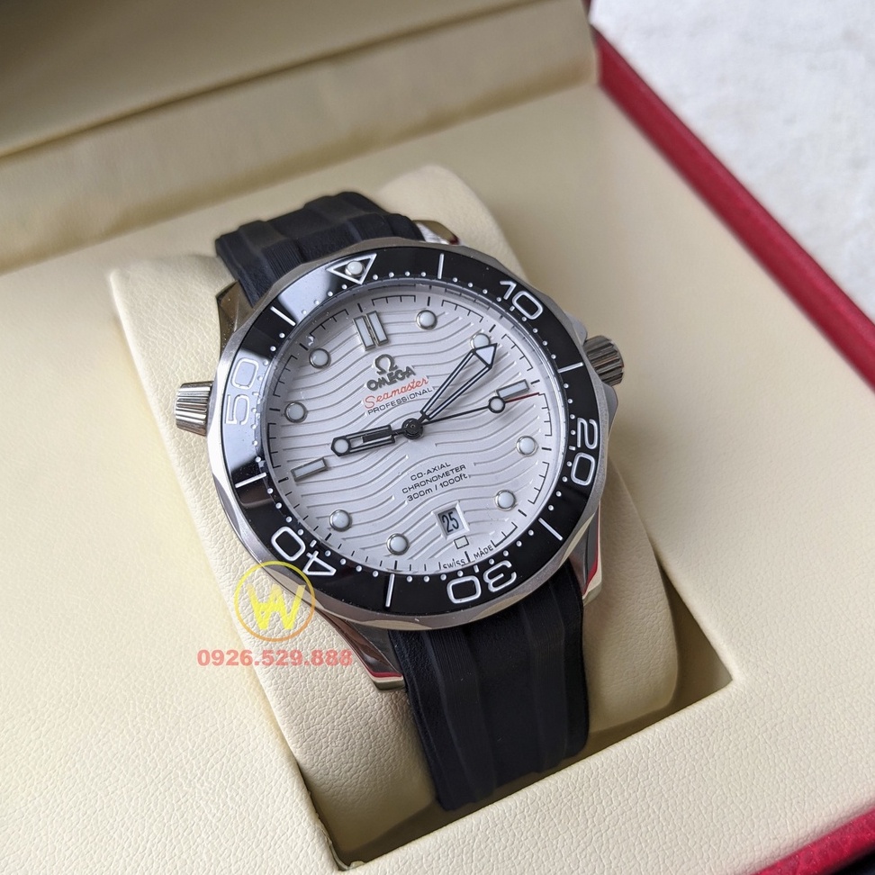 Đồng Hồ Nam OMG Dây Kim Loại/Dây Cao Su Cao Cấp Máy Lộ Cơ Mặt Trắng, Có Chức Năng Lịch Ngày [CÒN ÍT