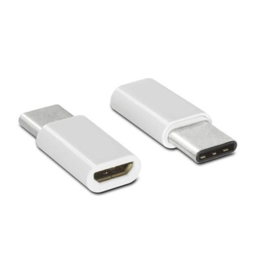 Set 2 Đầu Chuyển Đổi Micro Usb Sang Type C Cho Samsung Huawei Xiaomi