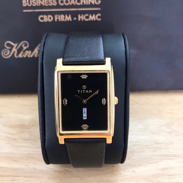ĐỒNG HỒ NAM TITAN MẶT CHỮ NHẬT HÀNG CHÍNH HÃNG FULLLBOX CHỐNG NƯỚC TỐT BẢO HÀNH 2 NĂM