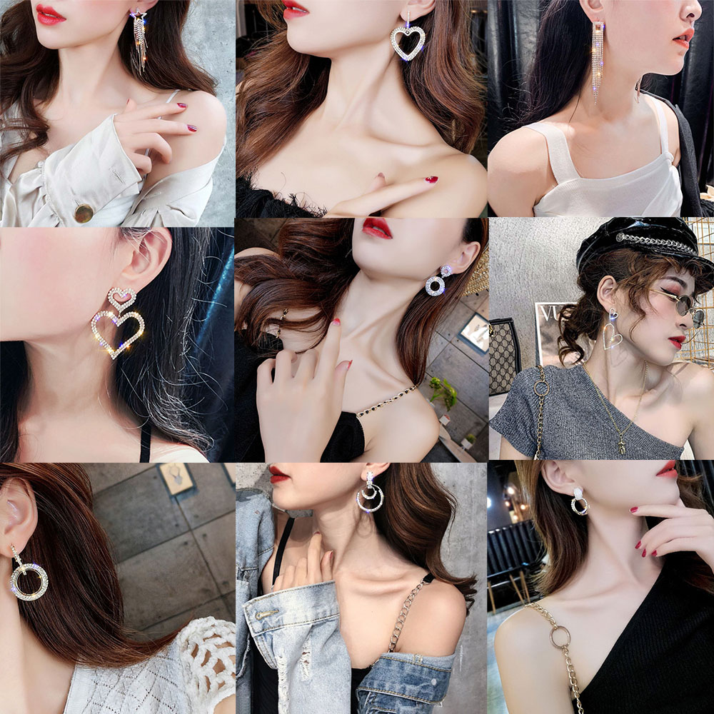 Khuyên Tai Nữ Trang Tạo Hình Độc Đáo