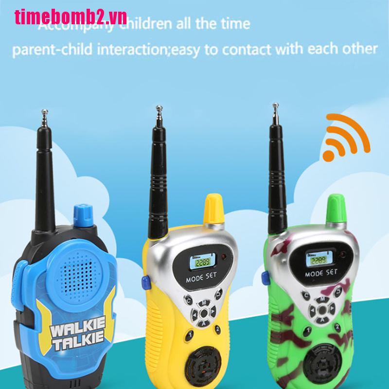 (Hàng Mới Về) Bộ 2 Máy Radio Mini Cho Xe Hơi