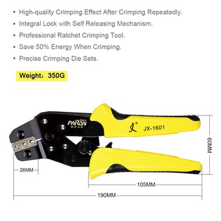 Paron? JX-D5301 Multifunctional Ratchet Crimping Tool Wire Strippers Terminals