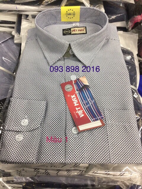 Áo Sơ mi nam trung niên tặng bố hoạ tiết bé nhiều mẫu nhiều màu
