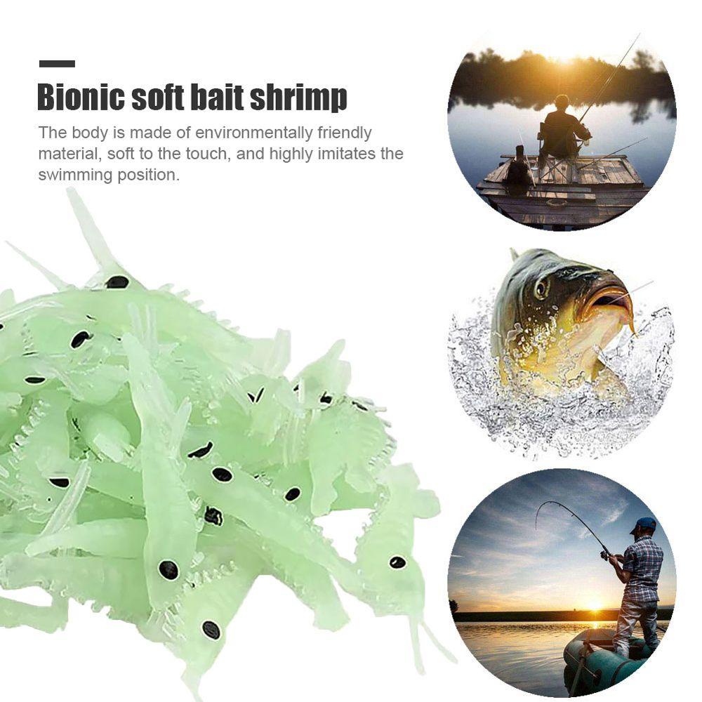 Mồi Câu Cá Giả Hình Tôm Bằng Silicon Mềm 2.8cm 0.3g