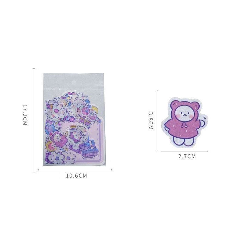 Set Sticker Hình Dán Chống Thấm Nước Xinh Xắn