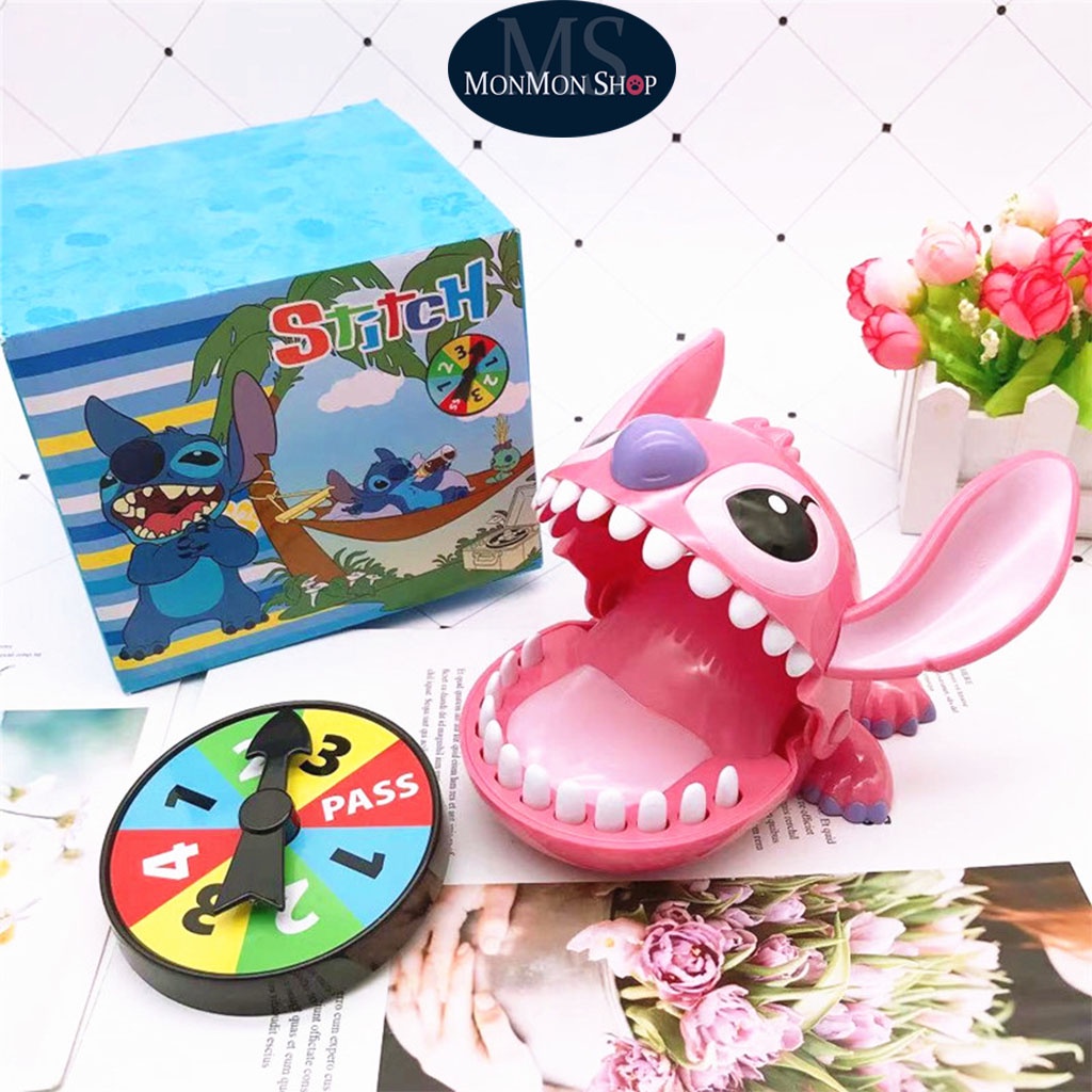Đồ chơi Cá Sấu Cắn Tay Nhân vật Stitch Vui Nộn, Cá Sấu Khám Tay Xả stress dành cho trẻ em chất lượng đảm bảo