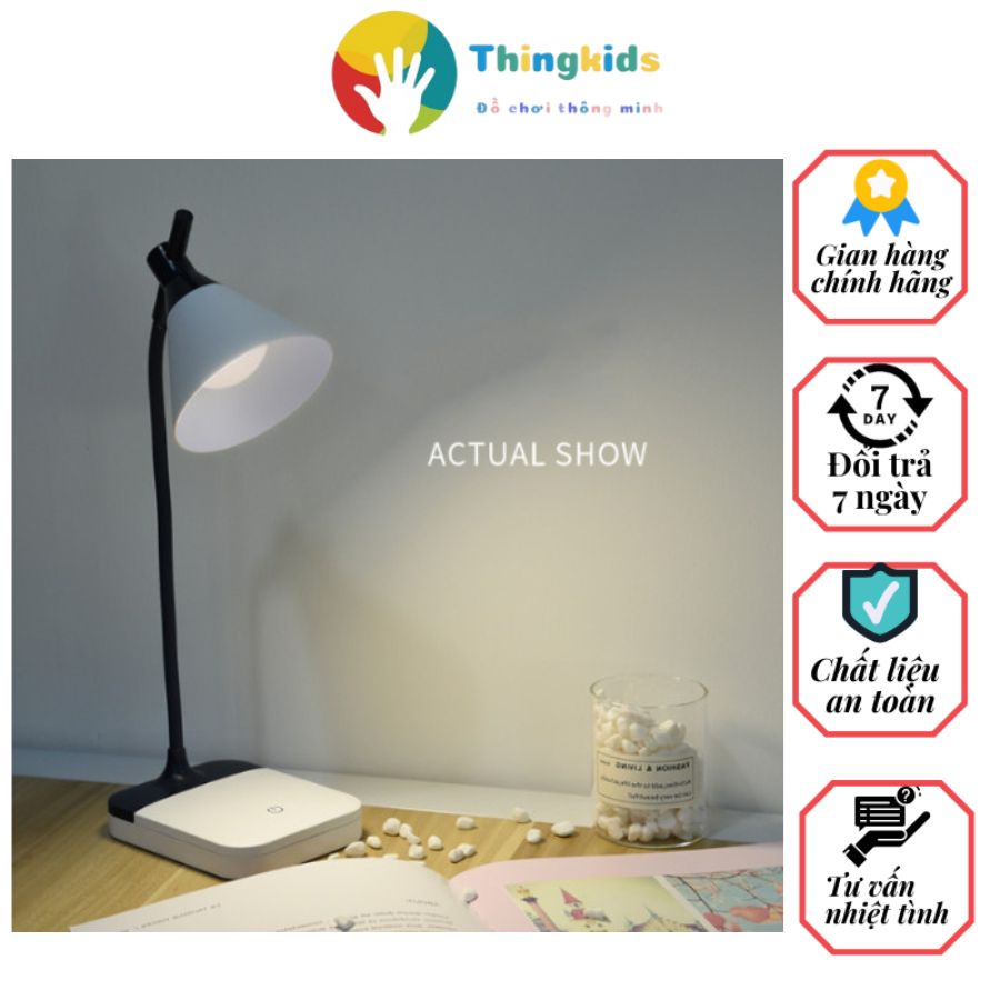 Đèn học led tích điện 3 chế độ sáng - Thingkids