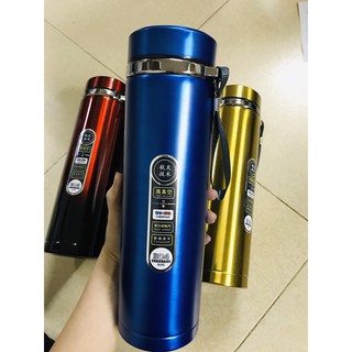 Bình giữ nhiệt nóng, lạnh inox, bình lưỡng tính , 1200ml 2 lớp, có tấm lọc, giữ nhiệt lên đến 8 tiếng