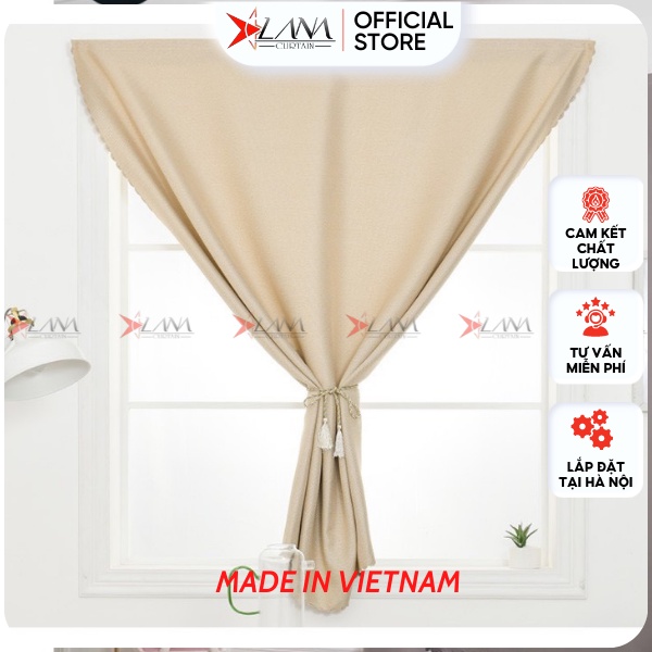 Rèm cửa dán tường siêu chắc chất vải đẹp hoa leo xinh đẹp nhã nhặn