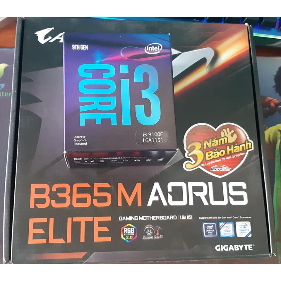 thùng máy b365 + i3 9100 vga rx 580 best nhất trong tầm giá | BigBuy360 - bigbuy360.vn