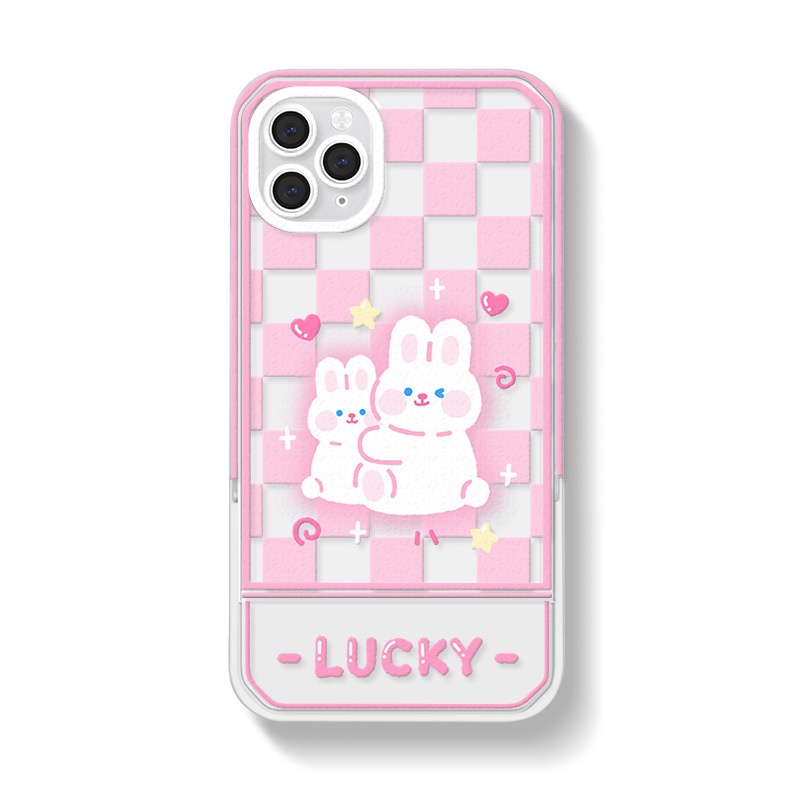 Ốp lưng iphone Ốp Điện Thoại Có Giá Đỡ Tàng Hình Họa Tiết Hoạt Hình Cho iphone 13 / 12Promax / 11 / 14pro Dinuo case