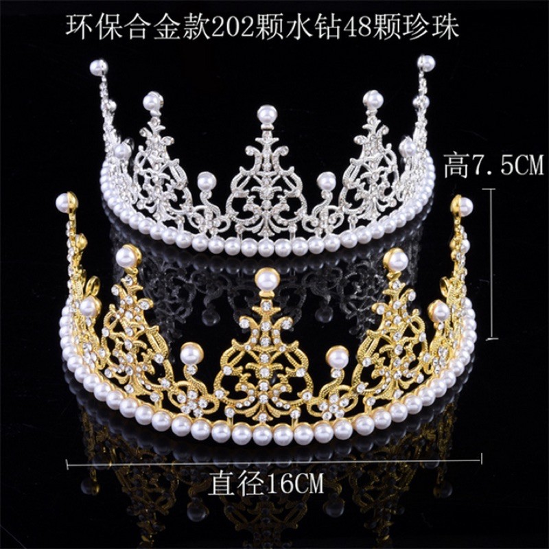 Combo 5 vương miện bán nguyệt, trang trí bánh kem