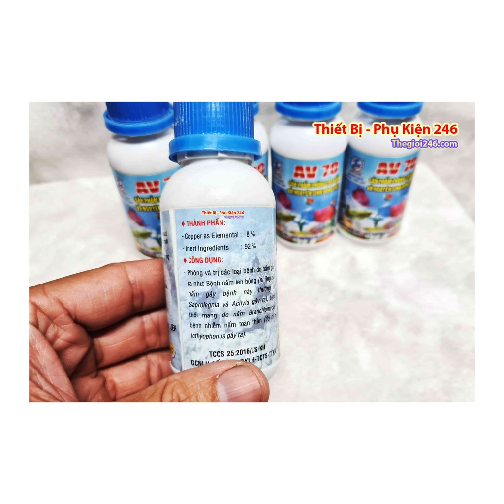 Thuốc trị nấm cho cá cảnh AV 70 Long Sinh
