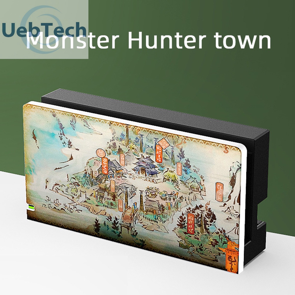Vỏ bọc bảo vệ Uebtech họa tiết hoạt hình cho Nintendo Switch Dock