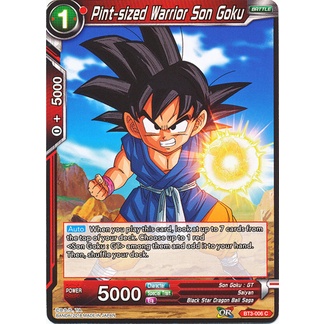 Thẻ bài Dragonball - TCG - Pint-sized Warrior Son Goku / BT3-006'