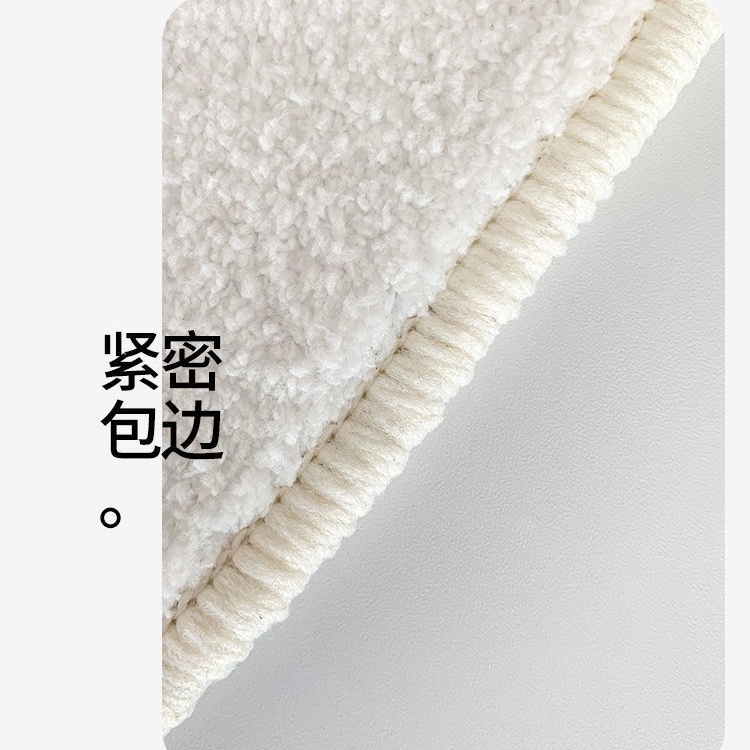 Thảm Chùi Chân Thấm Hút Tốt In Hình Mèo Đen Đơn Giản Sáng Tạo