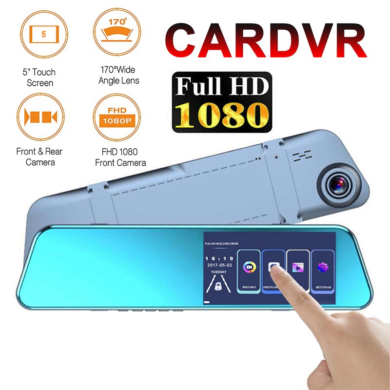 5 Inch IPS Touch Screen 1080P Driving Recorder