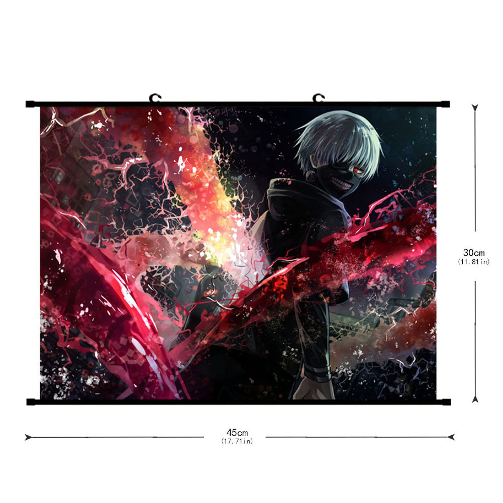 Poster treo tường họa tiết hoạt hình anime Nhật Bản Tokyo Ghoul Ken