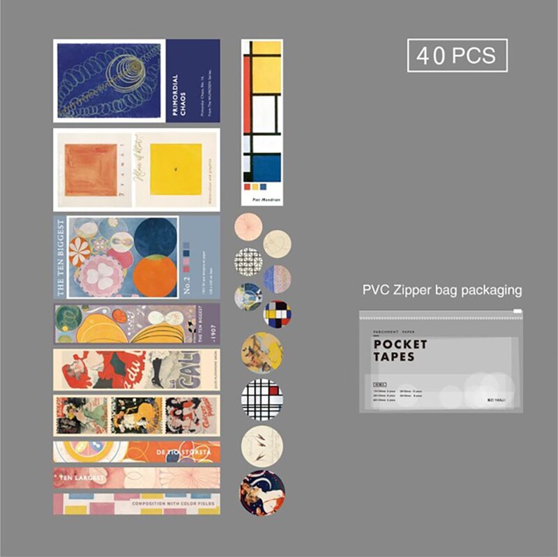 Set 40 Miếng Dán Trang Trí Dễ Thương