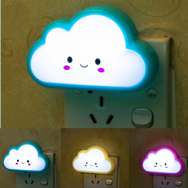 Đèn LED hình đám mây ấm áp dễ thương cho bé